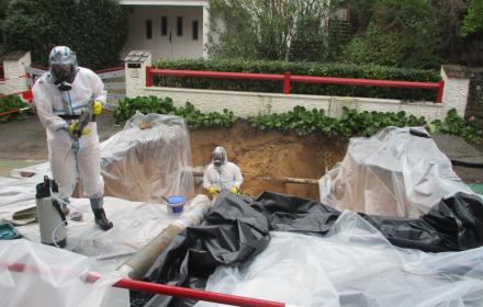 Dépose canalisation amiante