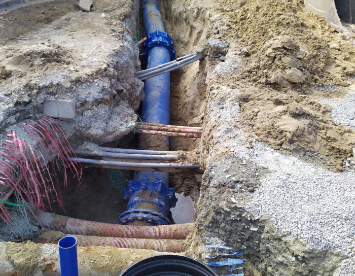 passage sous réseaux existants