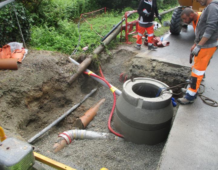 Installation regard de visite