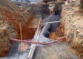Pose canalisation